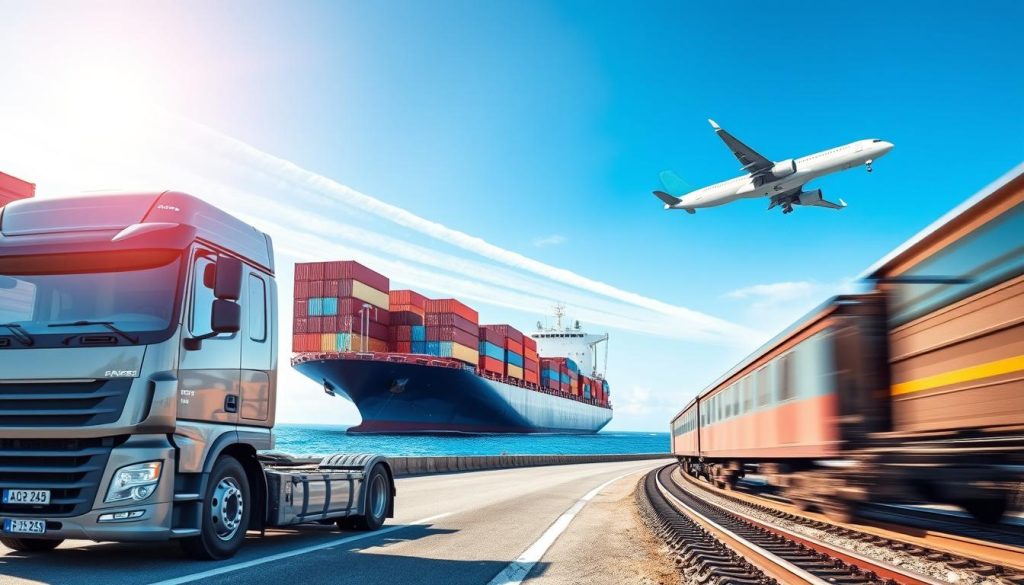 Transportation Modes in Logistics (Road, Sea, Air, Rail)