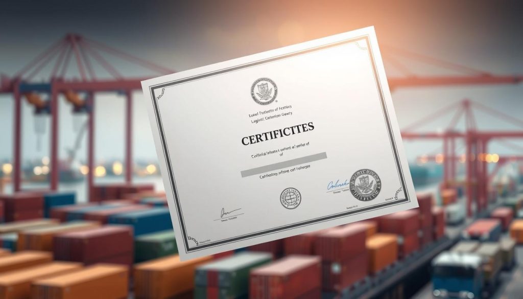 logistics certification logistics certification