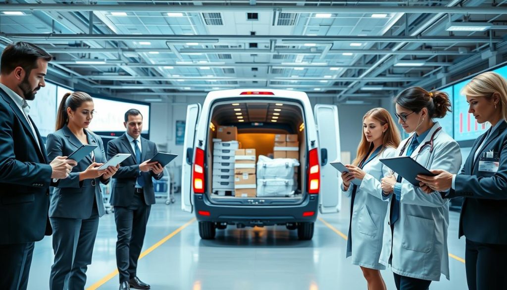 healthcare logistics on-time performance and service reliability