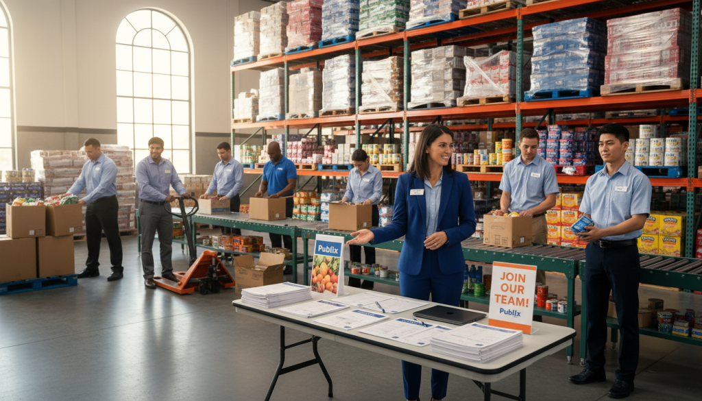 hiring at publix warehouse