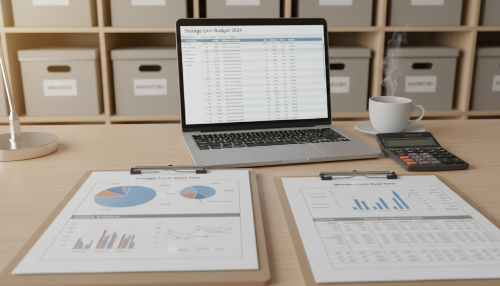 storage unit renting expenses