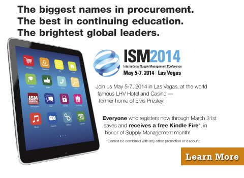 Image for the ISM2014 Kindle Promotion