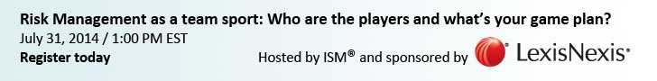 ISM and LexisNexis Webinar Banner