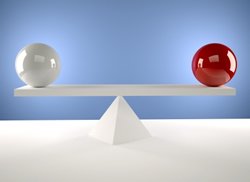 Negotiate: A Seesaw.