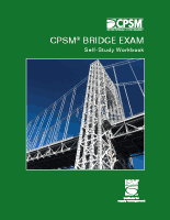 CPSM<sup>®</sup> Bridge Exam Self Study Workbo