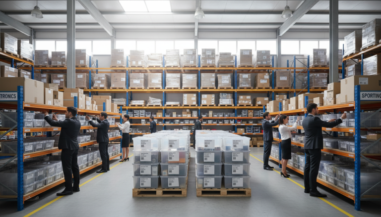 how to organize a warehouse